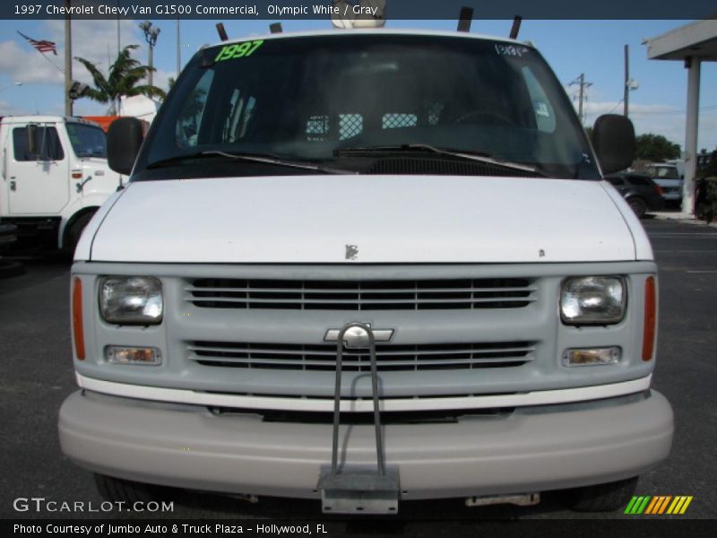 Olympic White / Gray 1997 Chevrolet Chevy Van G1500 Commercial