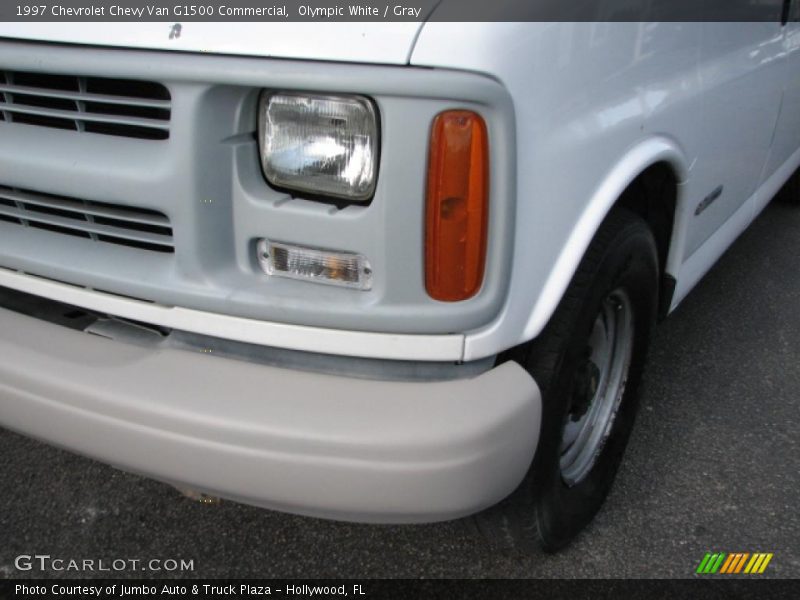 Olympic White / Gray 1997 Chevrolet Chevy Van G1500 Commercial