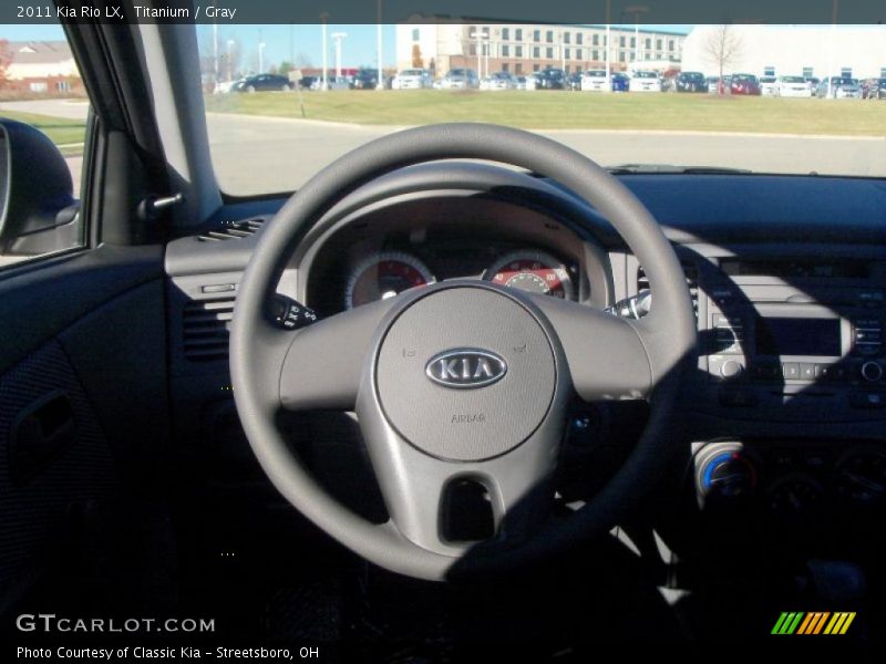 Titanium / Gray 2011 Kia Rio LX