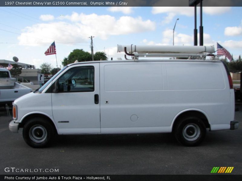 Olympic White / Gray 1997 Chevrolet Chevy Van G1500 Commercial