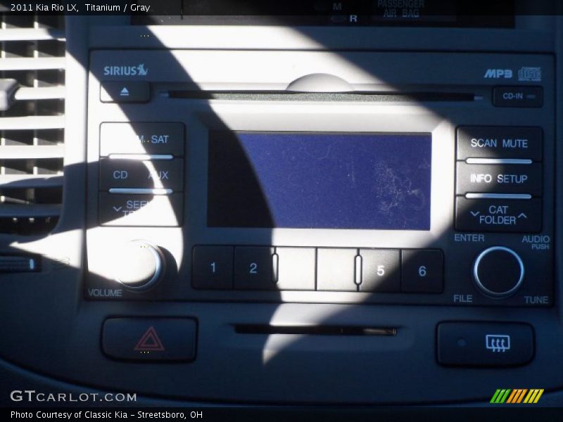 Titanium / Gray 2011 Kia Rio LX