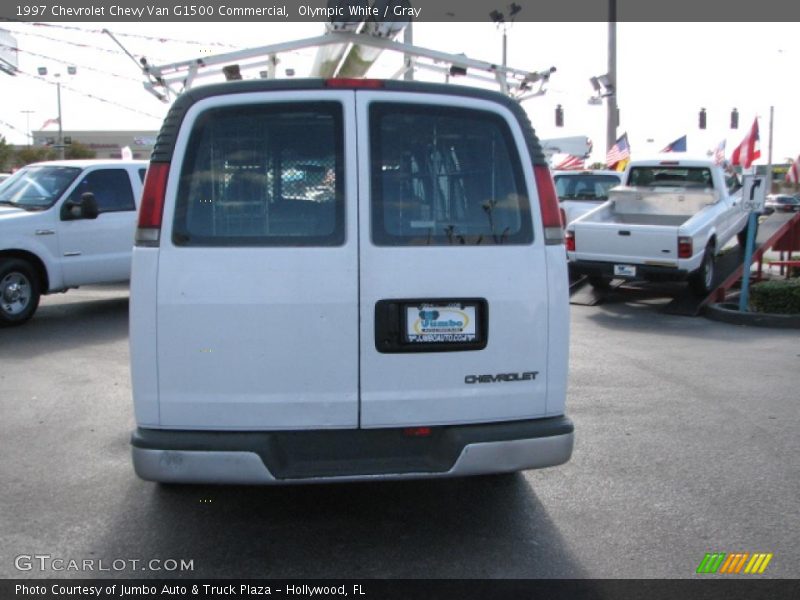 Olympic White / Gray 1997 Chevrolet Chevy Van G1500 Commercial