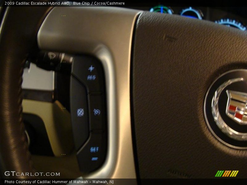 Blue Chip / Cocoa/Cashmere 2009 Cadillac Escalade Hybrid AWD