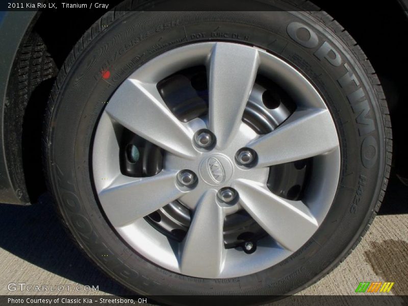 Titanium / Gray 2011 Kia Rio LX
