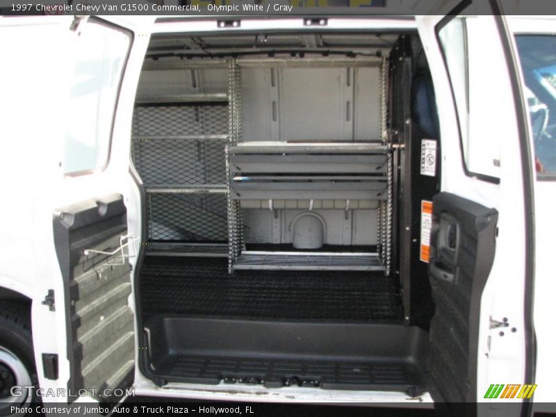 Olympic White / Gray 1997 Chevrolet Chevy Van G1500 Commercial