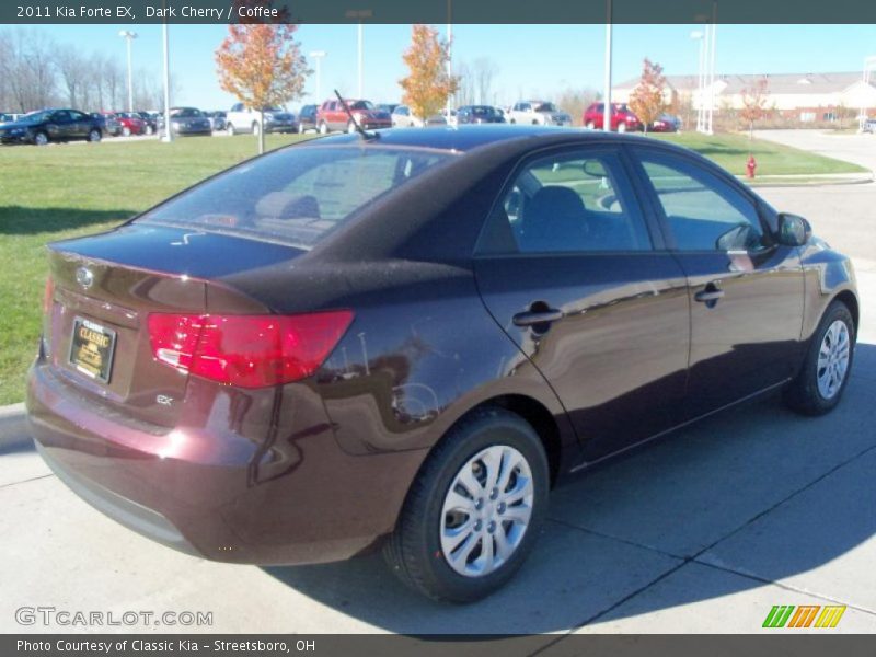Dark Cherry / Coffee 2011 Kia Forte EX