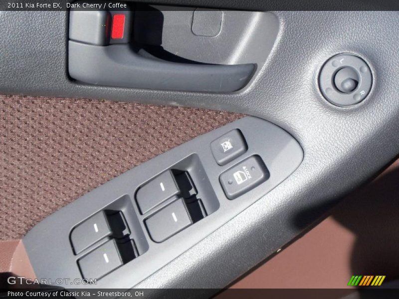 Dark Cherry / Coffee 2011 Kia Forte EX