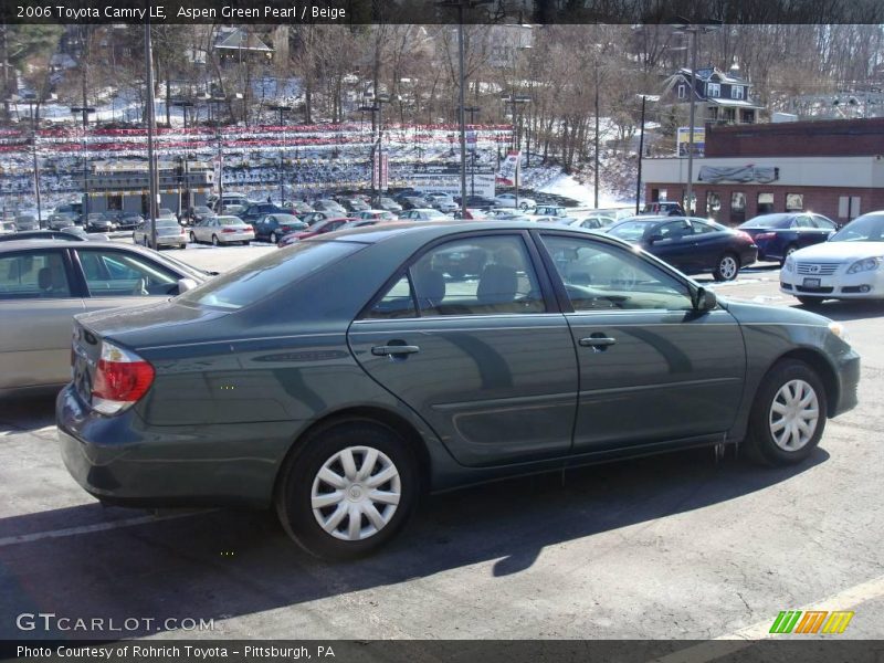 Aspen Green Pearl / Beige 2006 Toyota Camry LE