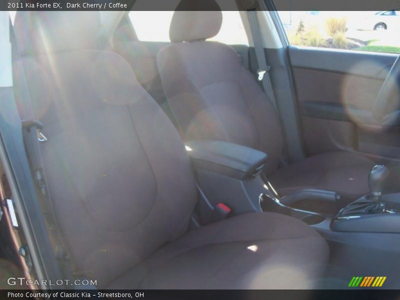 Dark Cherry / Coffee 2011 Kia Forte EX