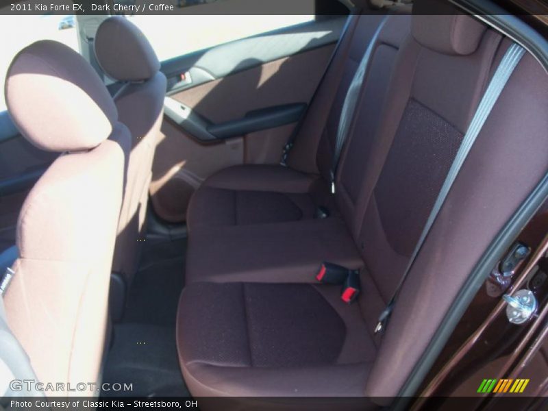 Dark Cherry / Coffee 2011 Kia Forte EX