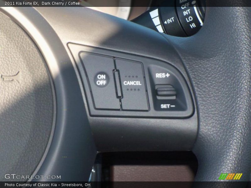 Dark Cherry / Coffee 2011 Kia Forte EX