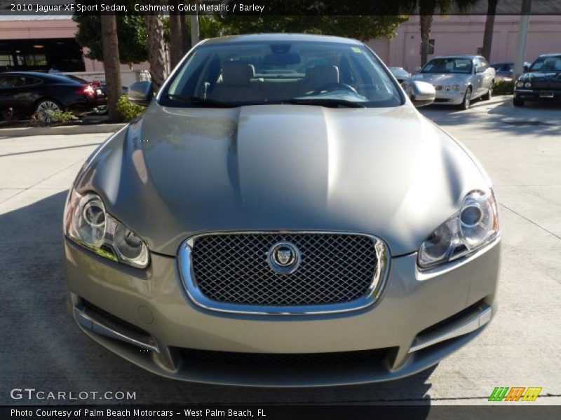 Cashmere Gold Metallic / Barley 2010 Jaguar XF Sport Sedan