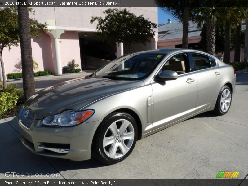 Cashmere Gold Metallic / Barley 2010 Jaguar XF Sport Sedan