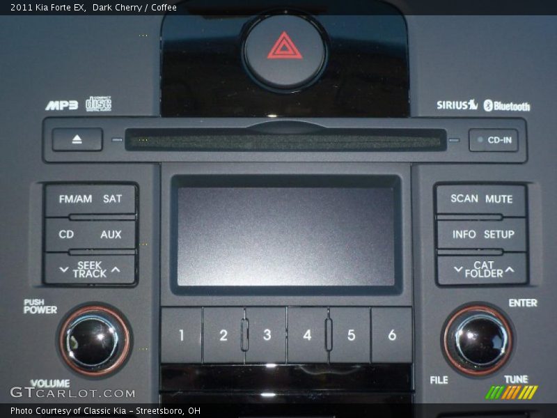 Dark Cherry / Coffee 2011 Kia Forte EX