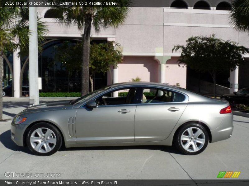  2010 XF Sport Sedan Cashmere Gold Metallic