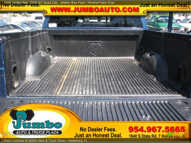 Atlantic Blue Pearl / Medium Slate Gray 2006 Dodge Ram 2500 SLT Quad Cab