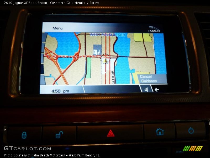Navigation of 2010 XF Sport Sedan