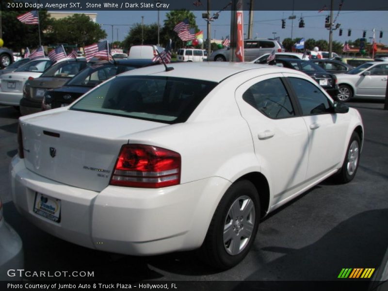 Stone White / Dark Slate Gray 2010 Dodge Avenger SXT