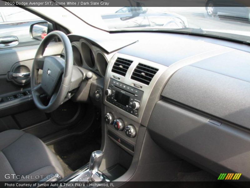 Stone White / Dark Slate Gray 2010 Dodge Avenger SXT