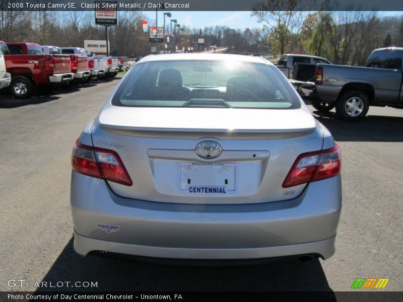 Classic Silver Metallic / Dark Charcoal 2008 Toyota Camry SE