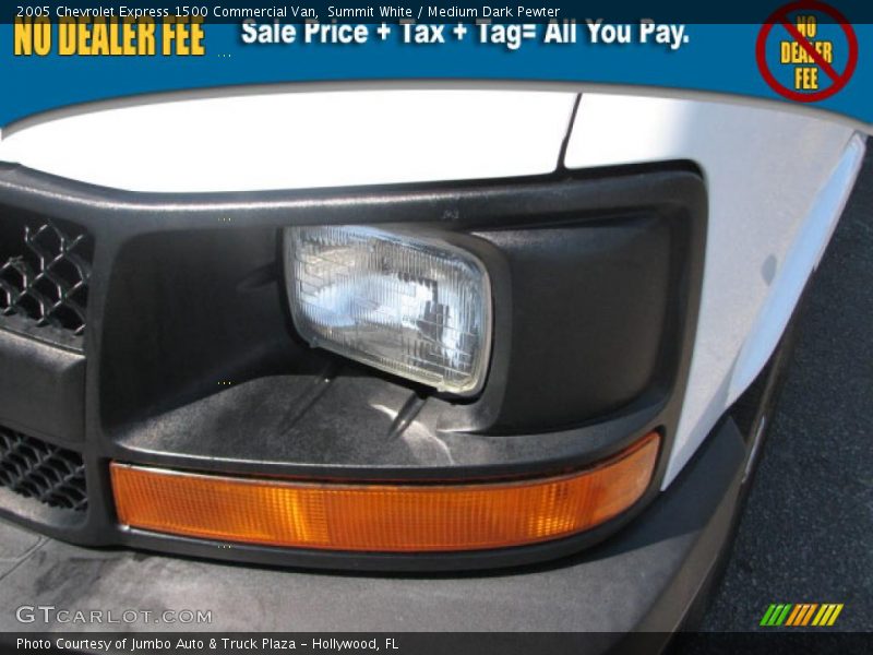 Summit White / Medium Dark Pewter 2005 Chevrolet Express 1500 Commercial Van