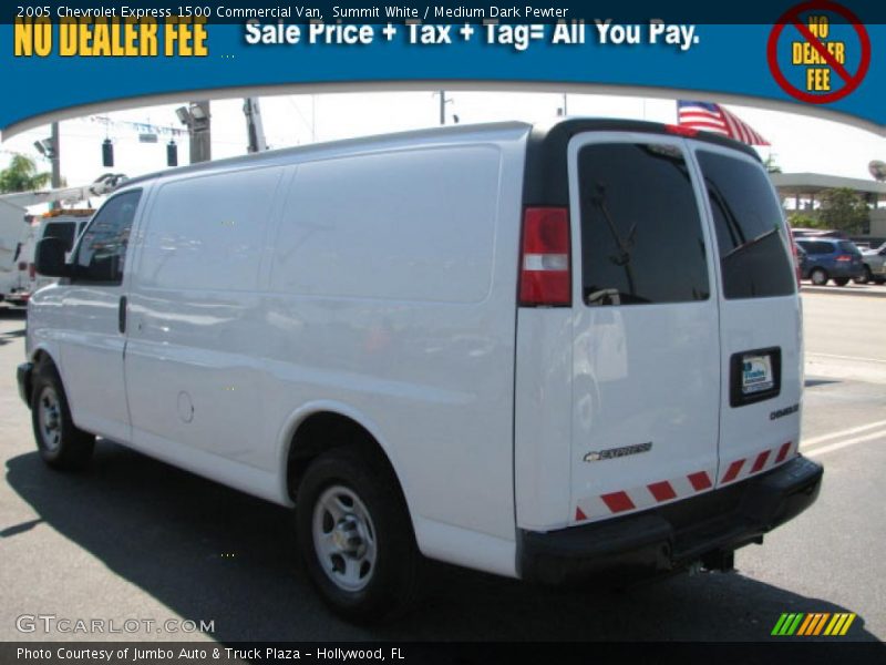 Summit White / Medium Dark Pewter 2005 Chevrolet Express 1500 Commercial Van