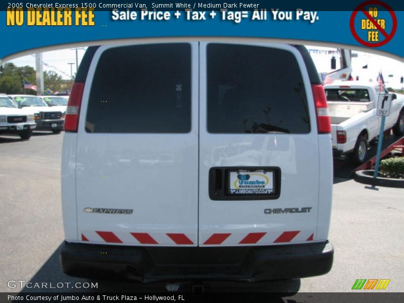 Summit White / Medium Dark Pewter 2005 Chevrolet Express 1500 Commercial Van
