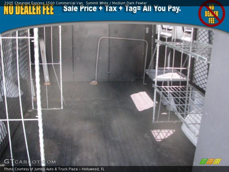 Summit White / Medium Dark Pewter 2005 Chevrolet Express 1500 Commercial Van
