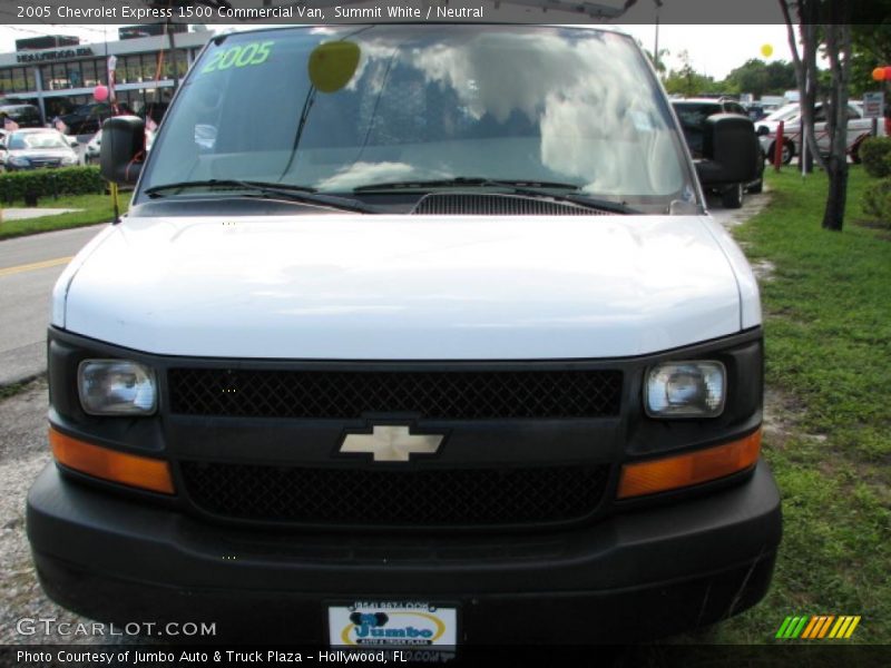 Summit White / Neutral 2005 Chevrolet Express 1500 Commercial Van