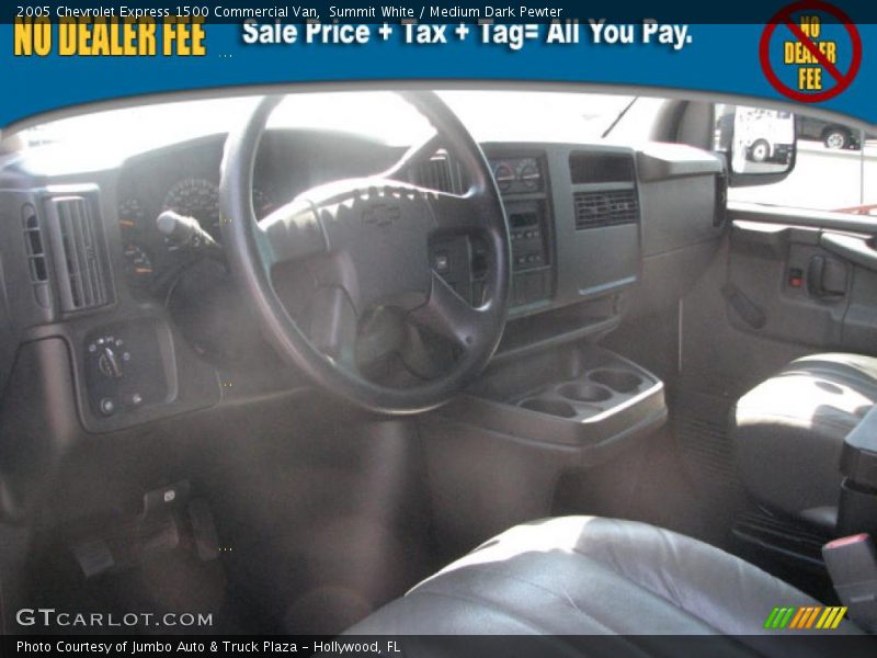 Summit White / Medium Dark Pewter 2005 Chevrolet Express 1500 Commercial Van