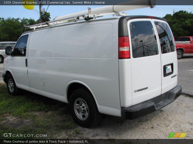 Summit White / Neutral 2005 Chevrolet Express 1500 Commercial Van