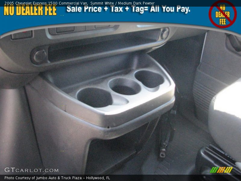 Summit White / Medium Dark Pewter 2005 Chevrolet Express 1500 Commercial Van