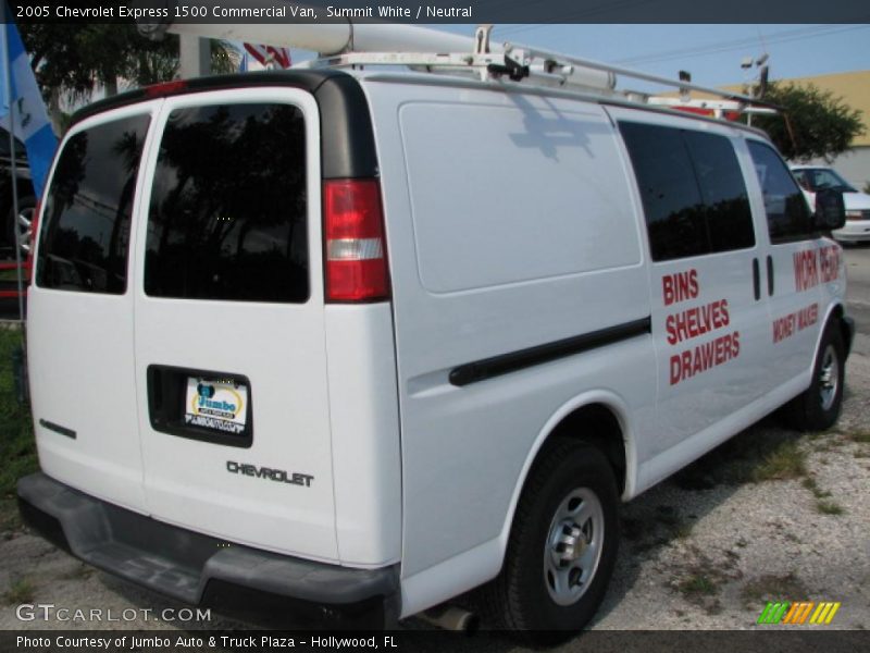 Summit White / Neutral 2005 Chevrolet Express 1500 Commercial Van