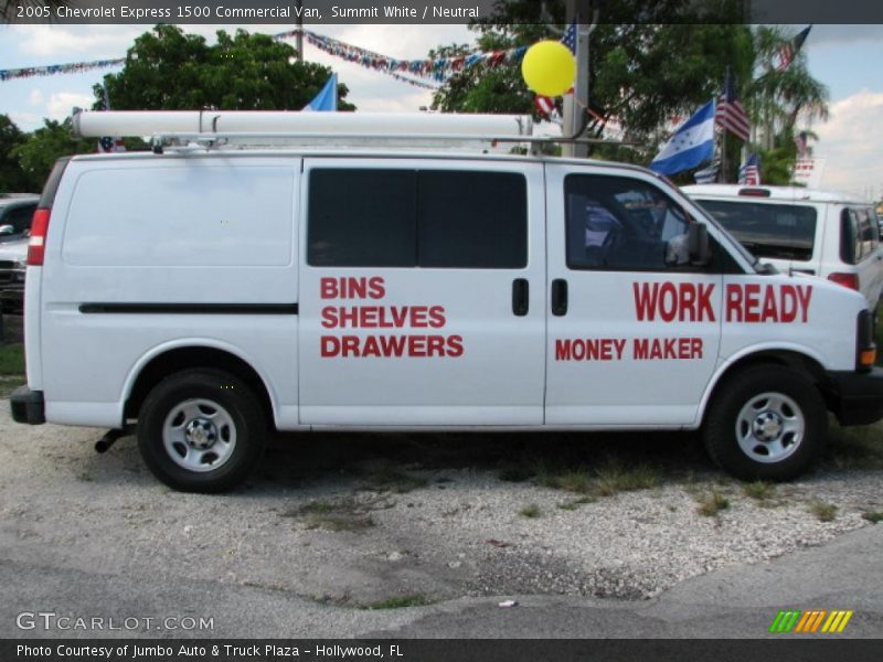 Summit White / Neutral 2005 Chevrolet Express 1500 Commercial Van