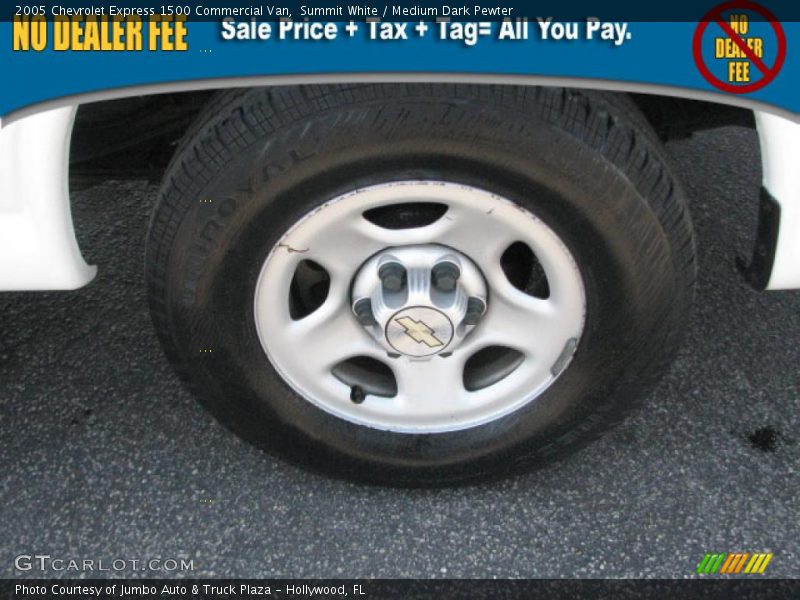 Summit White / Medium Dark Pewter 2005 Chevrolet Express 1500 Commercial Van