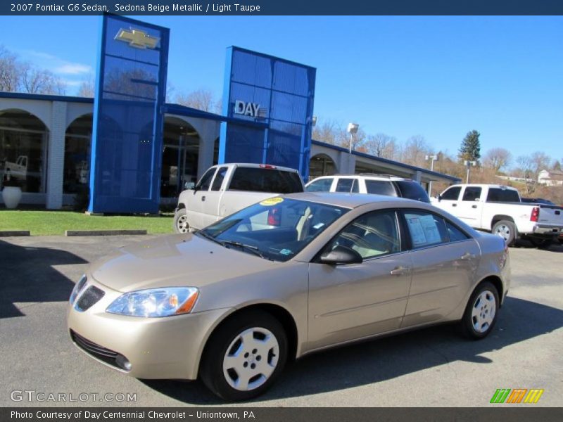 Sedona Beige Metallic / Light Taupe 2007 Pontiac G6 Sedan