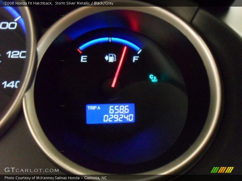 Storm Silver Metallic / Black/Grey 2008 Honda Fit Hatchback