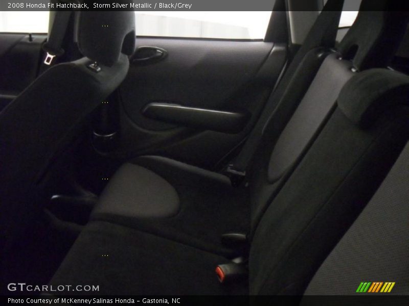 Storm Silver Metallic / Black/Grey 2008 Honda Fit Hatchback