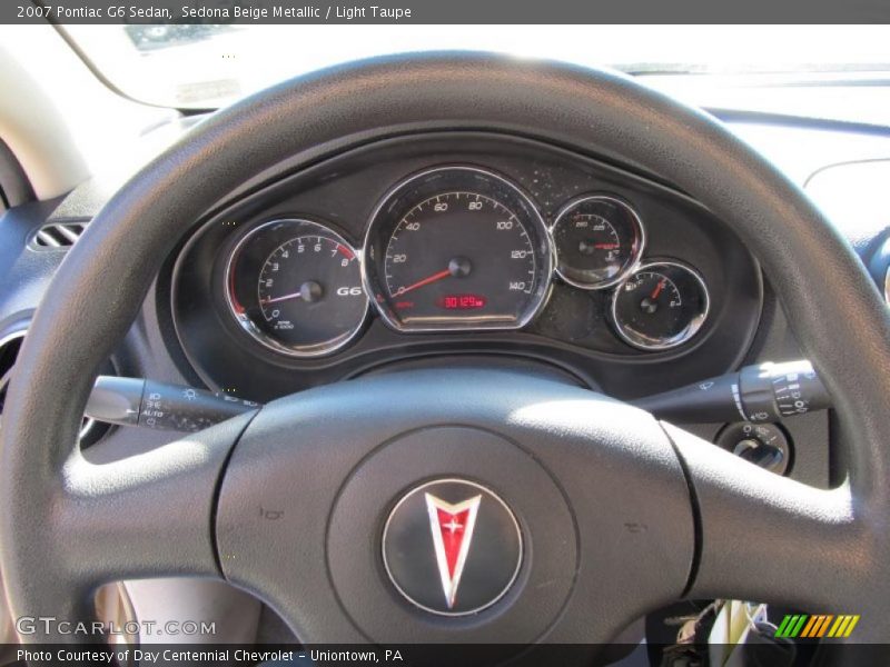 Sedona Beige Metallic / Light Taupe 2007 Pontiac G6 Sedan