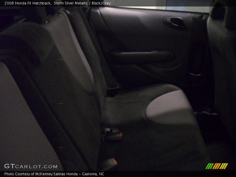 Storm Silver Metallic / Black/Grey 2008 Honda Fit Hatchback