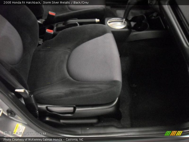  2008 Fit Hatchback Black/Grey Interior