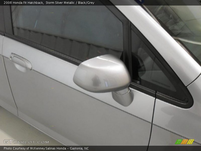 Storm Silver Metallic / Black/Grey 2008 Honda Fit Hatchback