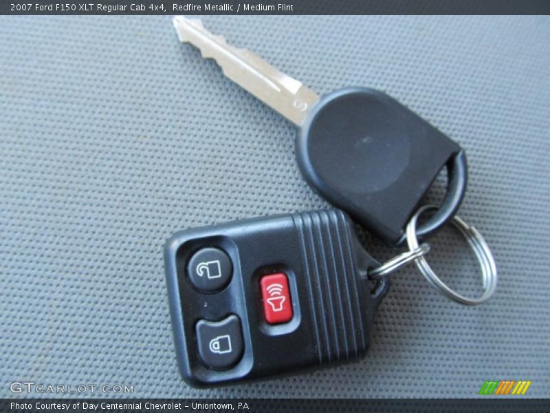 Redfire Metallic / Medium Flint 2007 Ford F150 XLT Regular Cab 4x4