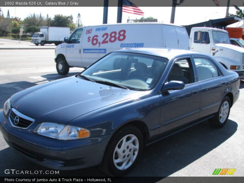 Galaxy Blue / Gray 2002 Mazda 626 LX