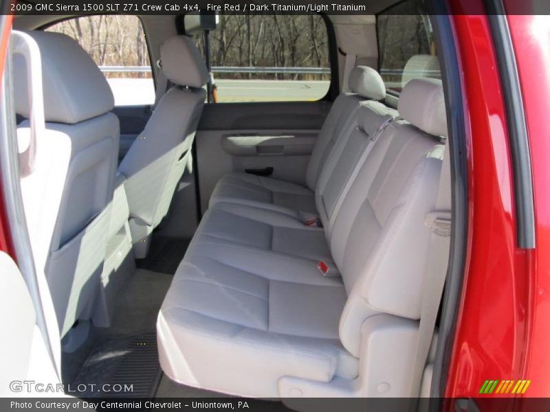 Fire Red / Dark Titanium/Light Titanium 2009 GMC Sierra 1500 SLT Z71 Crew Cab 4x4