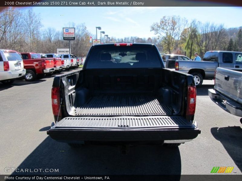 Dark Blue Metallic / Ebony 2008 Chevrolet Silverado 1500 Z71 Crew Cab 4x4