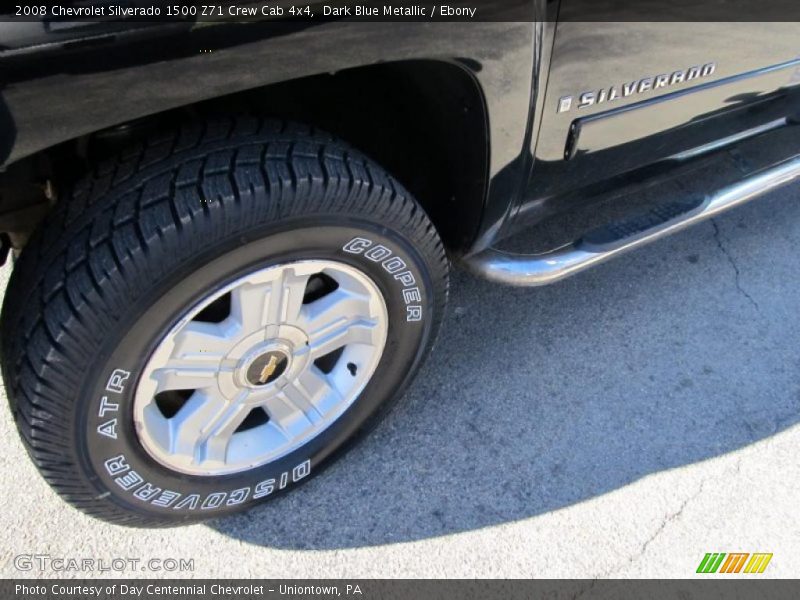 Dark Blue Metallic / Ebony 2008 Chevrolet Silverado 1500 Z71 Crew Cab 4x4