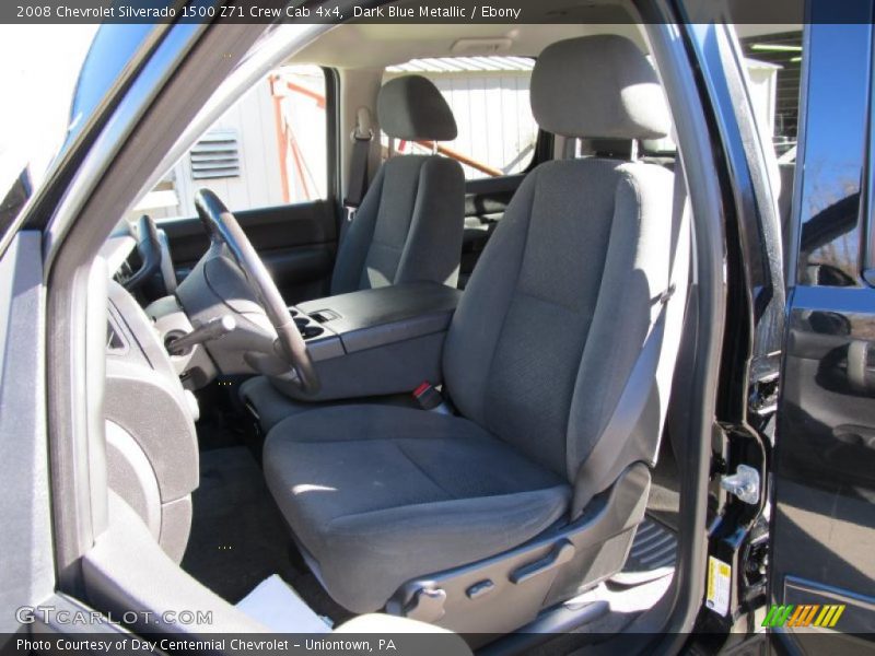 Dark Blue Metallic / Ebony 2008 Chevrolet Silverado 1500 Z71 Crew Cab 4x4