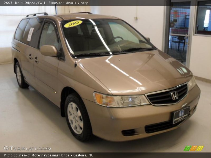 Sandstone Metallic / Ivory 2003 Honda Odyssey EX-L