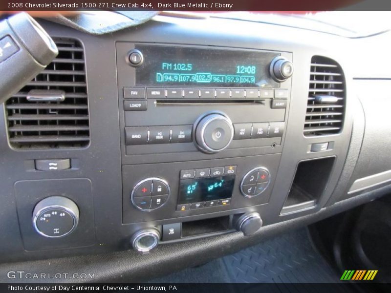 Dark Blue Metallic / Ebony 2008 Chevrolet Silverado 1500 Z71 Crew Cab 4x4